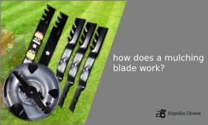 how does a mulching blade work