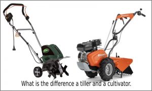 What is the difference between a tiller and a cultivator