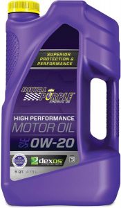Royal Purple 51020 API-Licensed SAE 0W-20 High Performance Synthetic Motor Oil