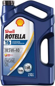 Shell Rotella T6 Full Synthetic 5W-40 Diesel Engine Oil