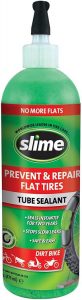 There is perhaps no tire sealant for tubed tires better known than the Slime Tube Repair Sealant. This reasonably priced yet ultra-effective sealant is one of the best you can find if your lawn tractor has tubed tires. When faced with a puncture while mowing your lawn, this gel sealant will allow you to repair it instantly and get back to work. Primarily formulated for use with wheelbarrows and dirt bikes, this sealant can instantly and easily repair punctures measuring up to a quarter-inch. Not only is it easy to apply, but the results are also stunning: you can go up to 2 years without having to change the tire or reapply Slime. Furthermore, the lightweight body of the container and the easy-application tube give this sealant one of the best designs we've seen. It'll fit easily into your lawn tractor's storage compartment and offer you multiple uses for several years. Plus, the sealant's non-flammable and non-toxic formulation makes for safe usage.